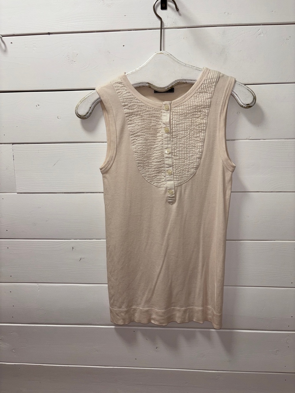 By Malene Birger Cream Fine Knit Sleeveless Top – Estimated Size XS - Picture 3 of 9